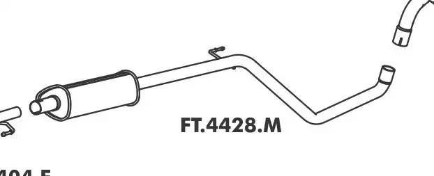 SILENC INTERM FT PUNTO 1.4 EVO 2009 A 2017