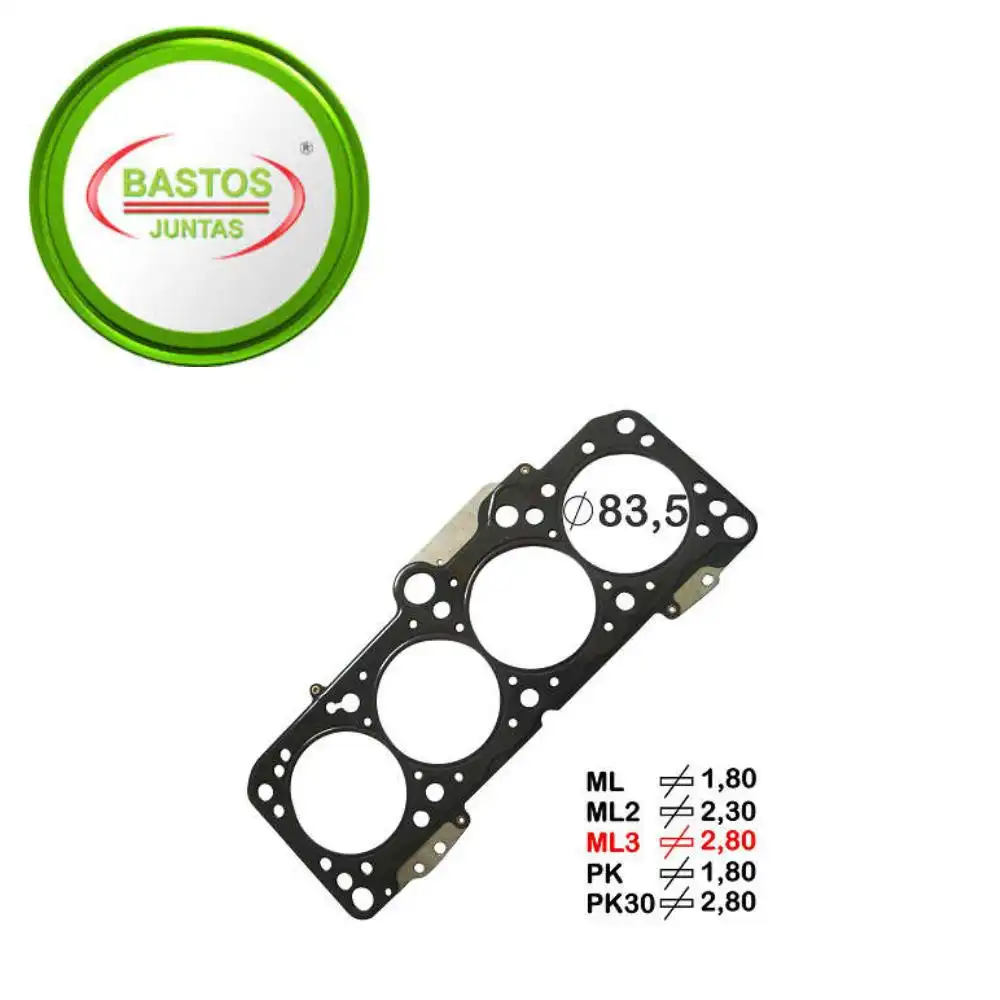 JUNTA CABECOTE SANTANA GOL PARATI AP 2.0 1984 A 1994