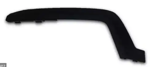 MOLDURA FAROLETE SAVEIRO CROSS 17/ ESQ