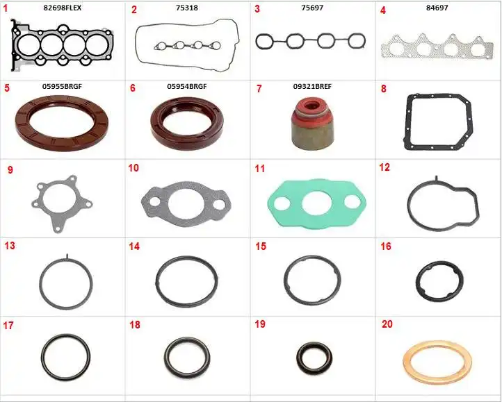 JUNTA MOTOR HYUNDAI HB20 1.6 16V 2012/ C/ RETENTOR