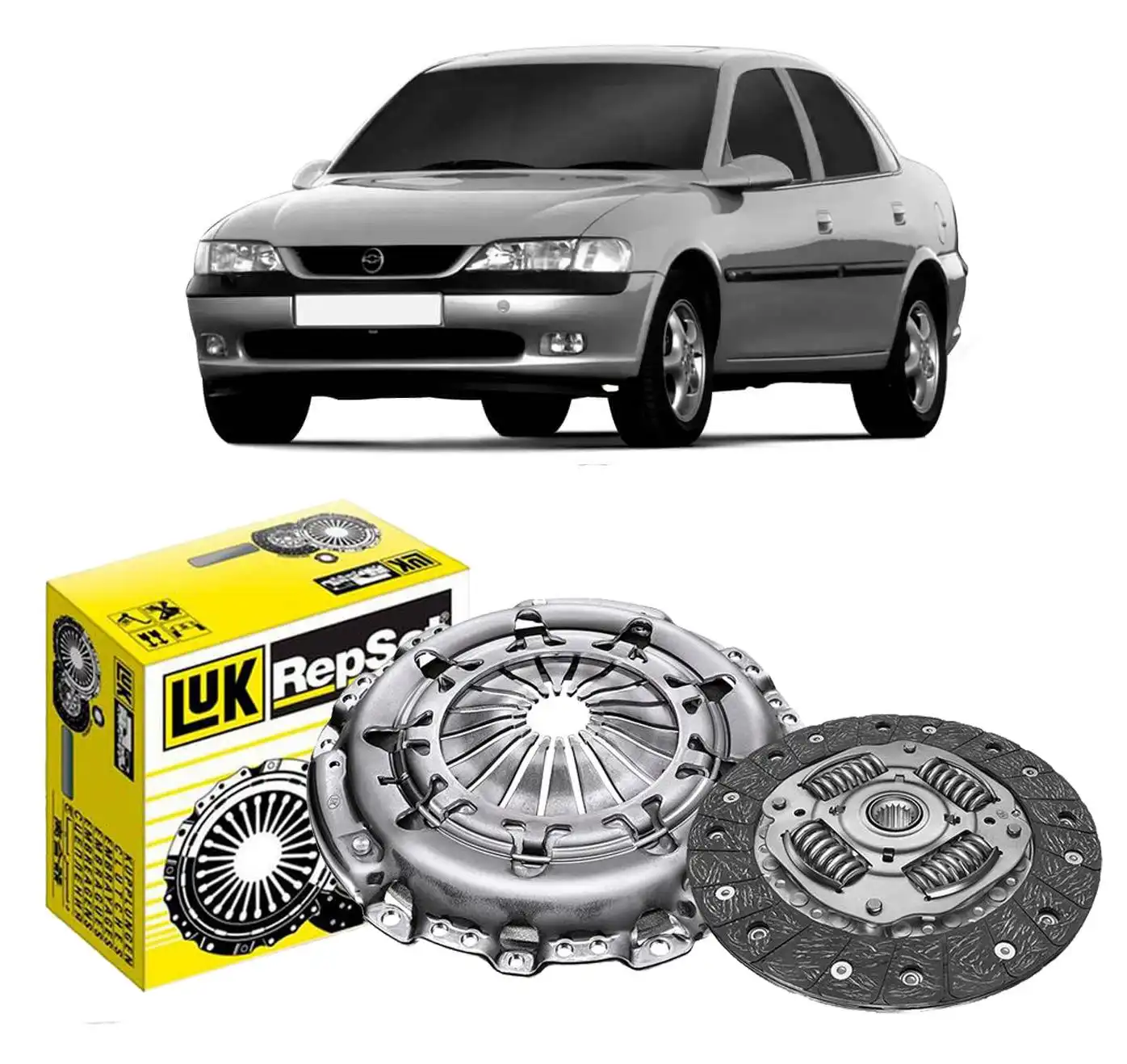 KIT EMBREAGEM VECTRA 2.0 8V/16V 1997 A 2005 SEM ROLAMENTO