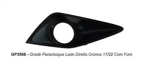 GRADE PARACHOQUE FIAT CRONOS 2017 A 2022 C/FURO DIR