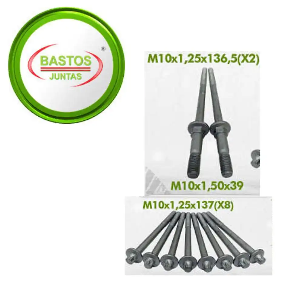 PARAFUSO CABECOTE CORSA 1.0 8V 2006 A 2012 COM PRISIONEIRO