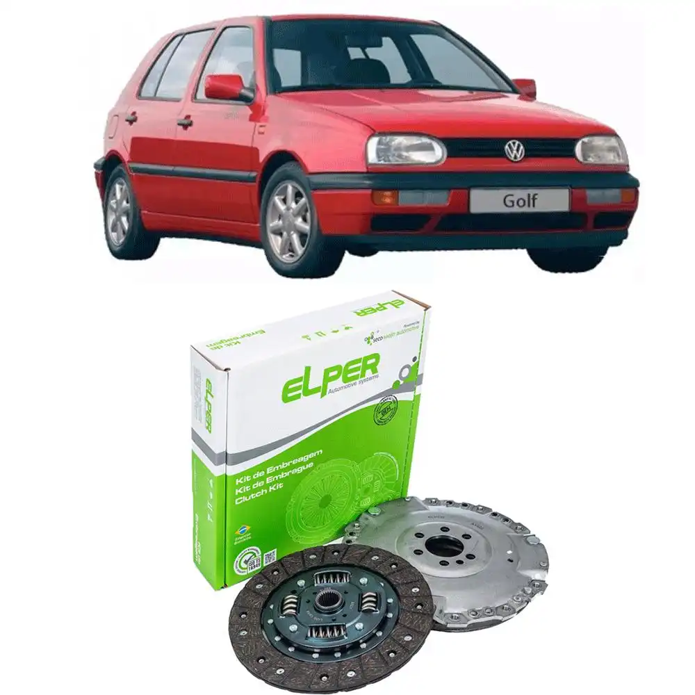 KIT EMBREAGEM GOLF 2.0 1994 A 1998 ALEMAO MEXICANO S/ ROLAM