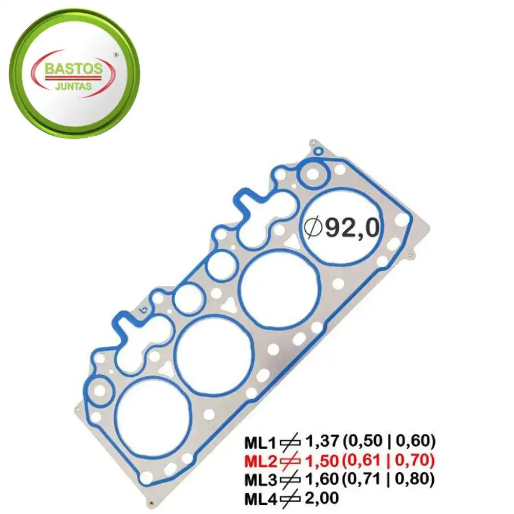 JUNTA CABECOTE RANGER 2.5 8V MAXION 1997 A 2000 METAL 2 PIC