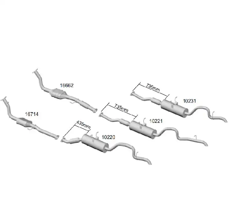 SILENC TRAS RANGER 2.3 CAB SIMPLES 2010 A 2012