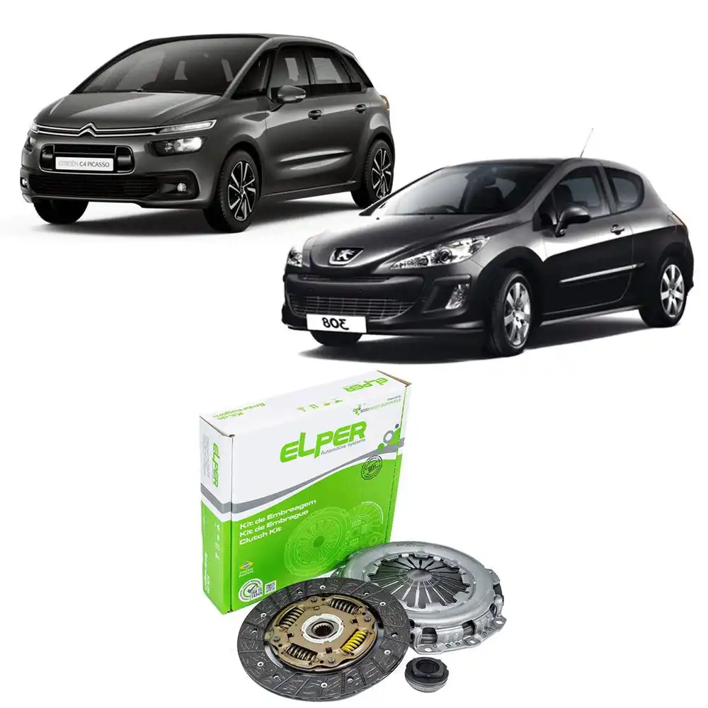 KIT EMBREAGEM PEUGEOT 207 1.4 8V 2009 A 2012 COM ROLAMENTO