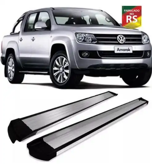 ESTRIBO LATERAL AMAROK 2010/ ALUMINIO INFINITY CAB. DUPLA