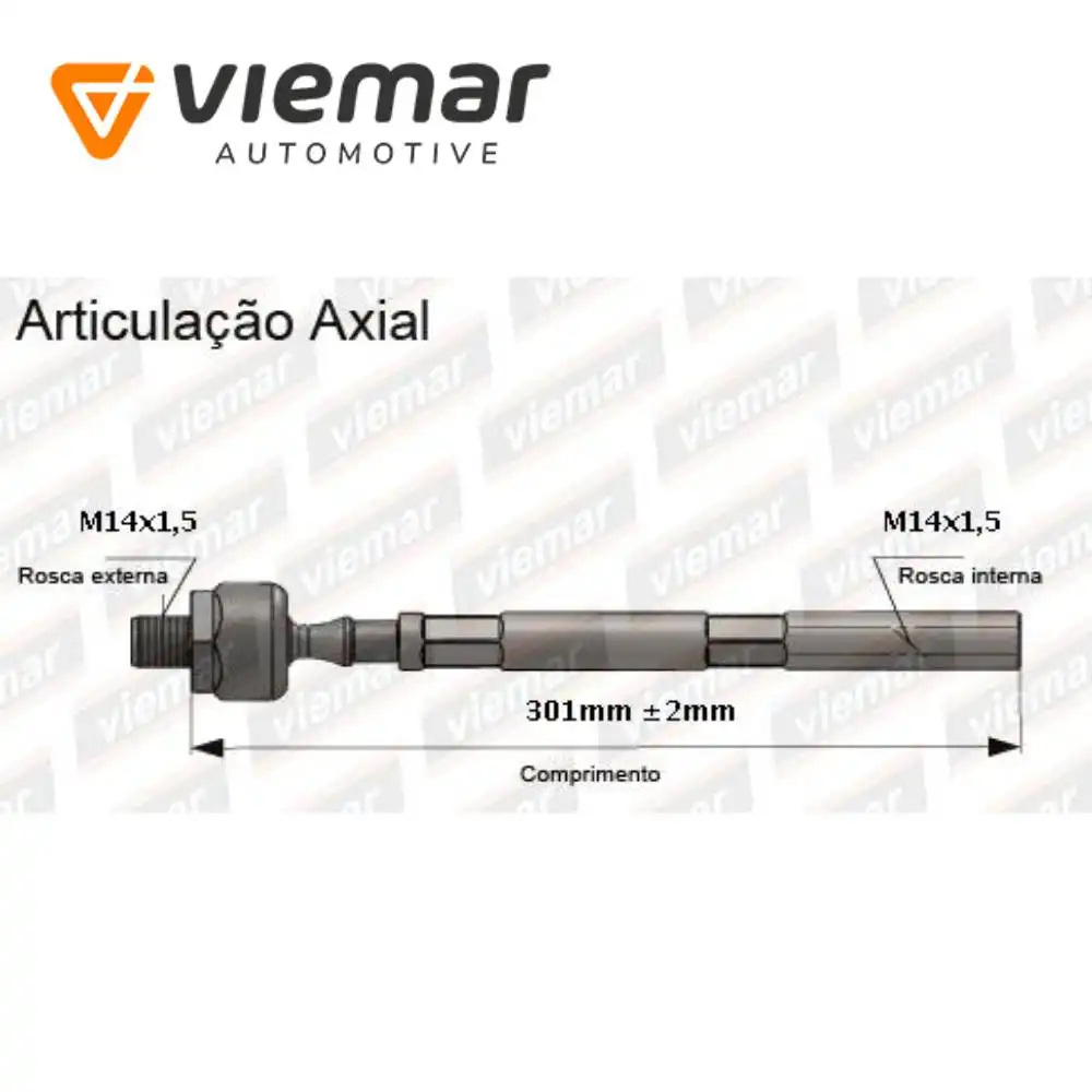 BARRA AXIAL PEUGEOT 206 207 98/