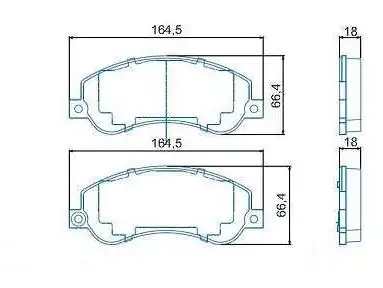 PASTILHA FREIO DIANTEIRA AMAROK 2.0 16V 2010 A 2021