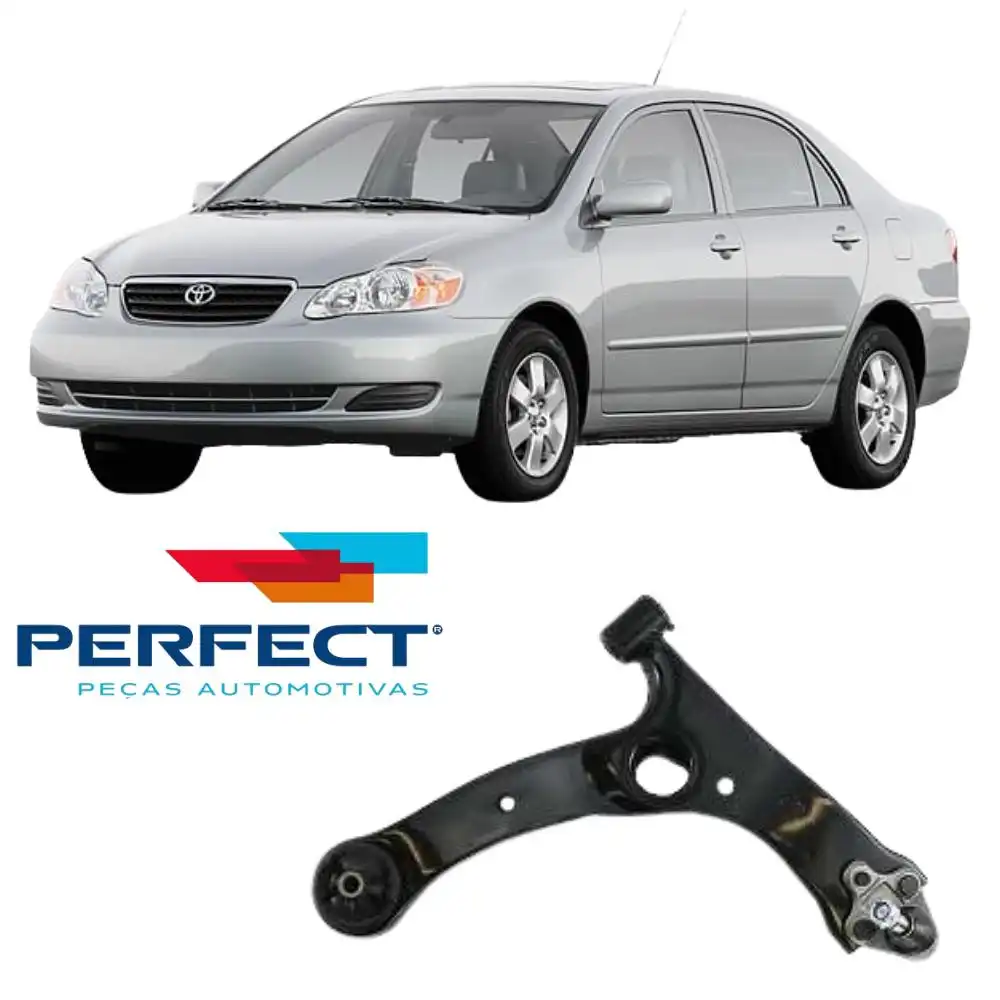 BANDEJA DIANTEIRA COROLLA 2002 A 2008 DIREITA COM PIVO