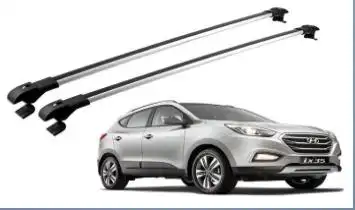 TRAVESSA RACK LONGARINA HYUNDAI IX35 PRETA SLIM