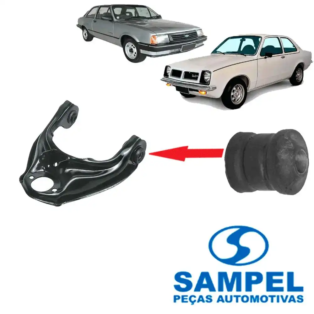 BUCHA BANDEJA DIANTEIRA CHEVETTE 1973 A 1993 SUP PARTE TRAS