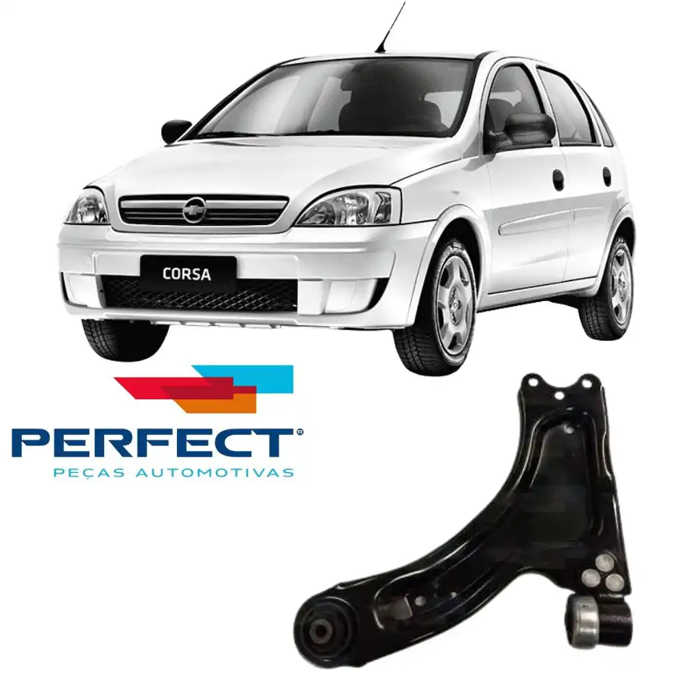 BANDEJA DIANTEIRA NOVO CORSA 2002 A 2012 ESQUERDA COMPLETA