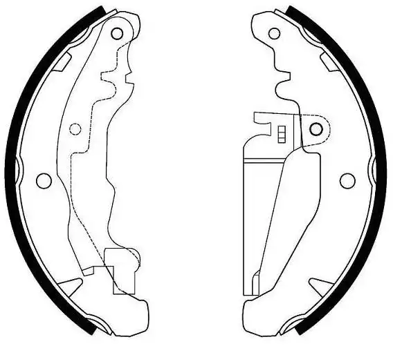 SAPATAS FREIO TRAS PALIO 1.0 12/ UNO 1.0 1.4 EVO 10/