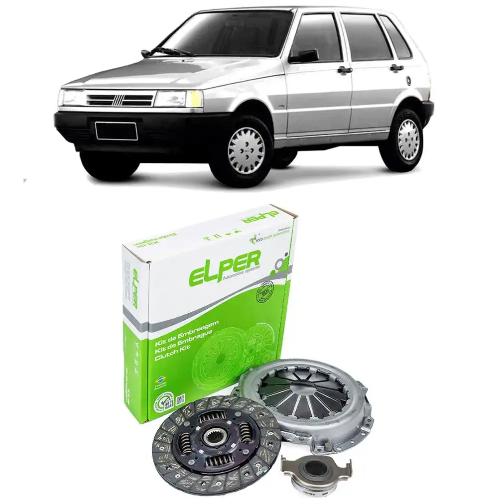 KIT EMBREAGEM FIAT UNO FIRE 1.0 1.3 2000 A 2010 COM ROLAMENT