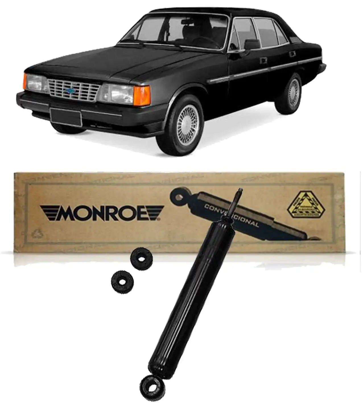 AMORTECEDOR TRASEIRO OPALA 1968 A 1987