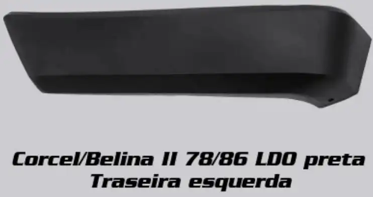 POLAINA TRAS CORCEL II LDO ESQ