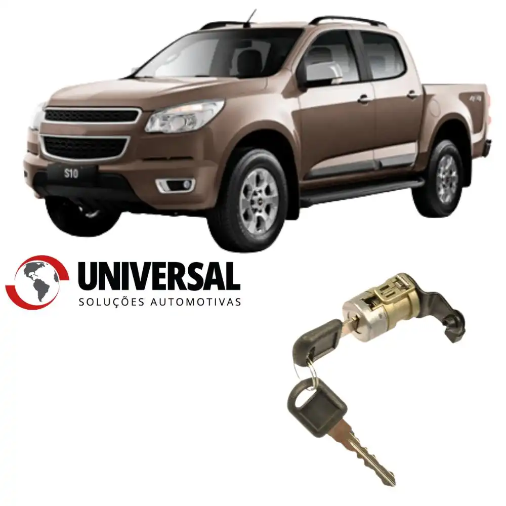 CILINDRO PORTA DIANT S-10 1995 A 2012 ESQ C/CHAVE
