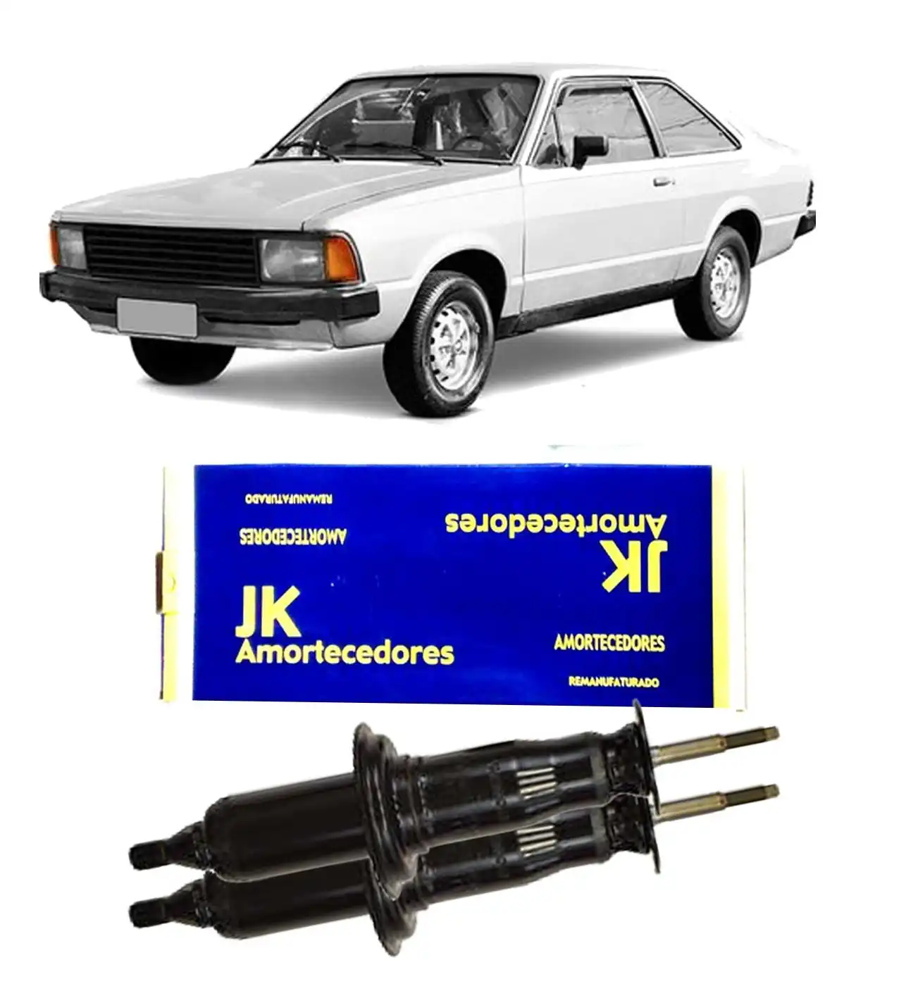 AMORTECEDOR DIANTEIRO CORCEL 2 1977 A 1981 REMAN JG