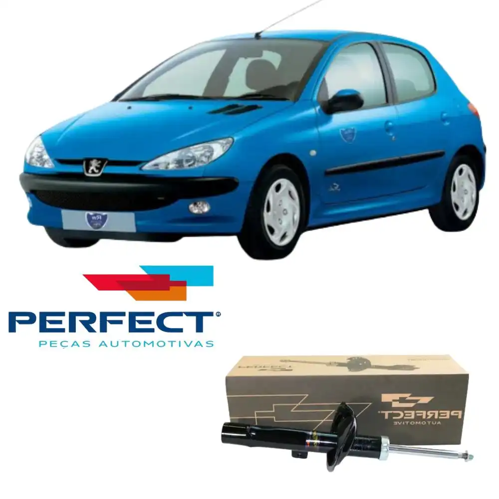 AMORTECEDOR DIANTEIRO PEUGEOT 206 1999 A 2010 ESQUERDO