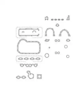 JUNTA MOTOR KOMBI DIESEL 1.6 1980 A 1988 C/3 FUROS