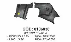 PROTETOR CORREIA COM FIAT UNO FIRE 1.3 8V 2004 A 2008