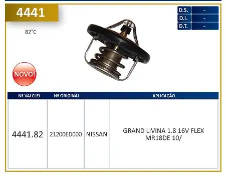 VALVULA TERMOSTATICA NISSAN SENTRA 2.0 16V 2007/