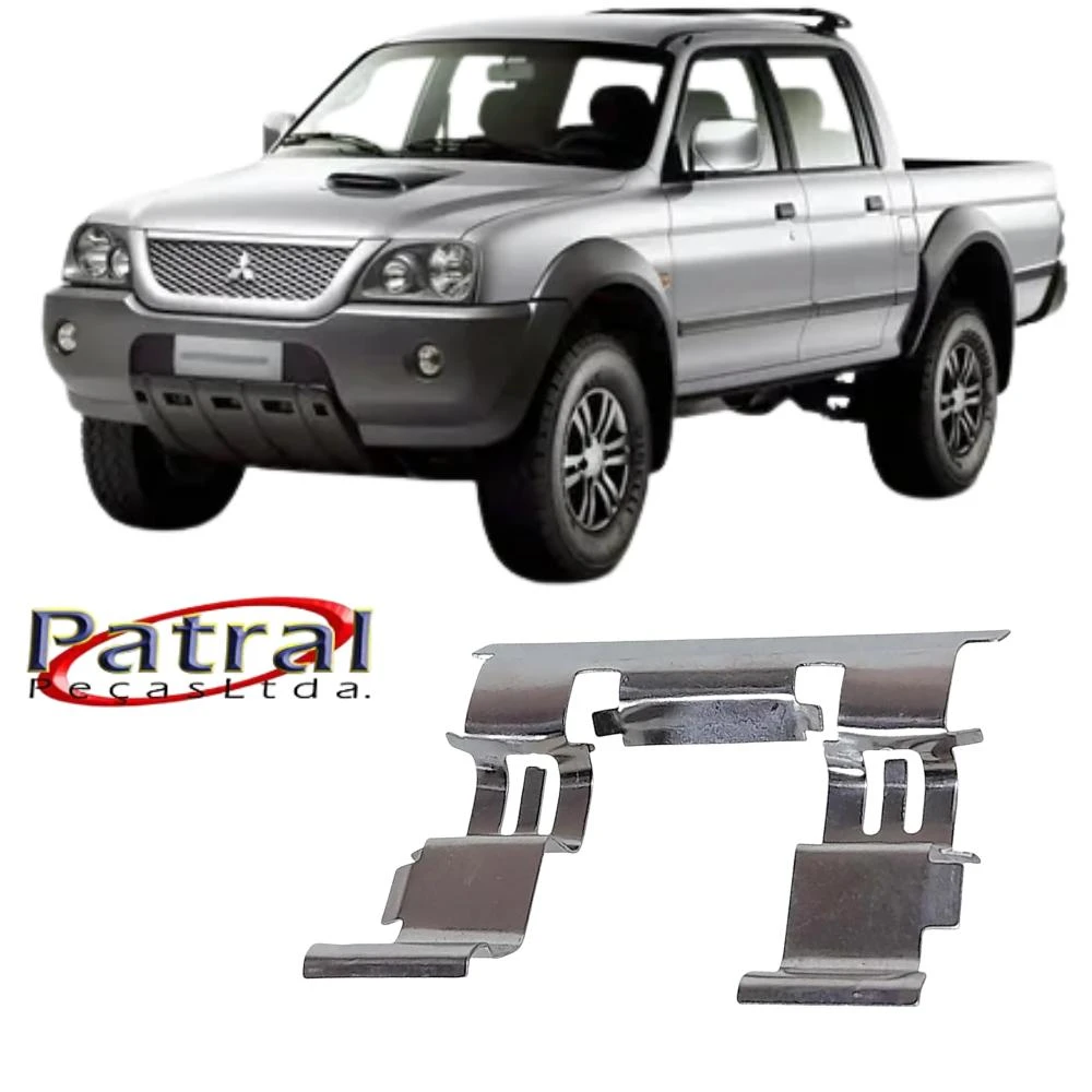 MOLA PASTILHA FREIO DIANTEIRO L-200 OUTDOOR 2003 A 2011