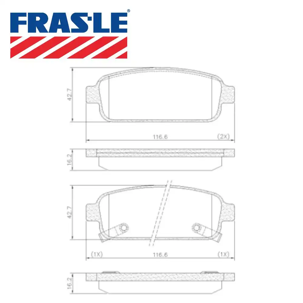 PASTILHA FREIO TRASEIRA CRUZE 1.8 16V 2012 A 2016