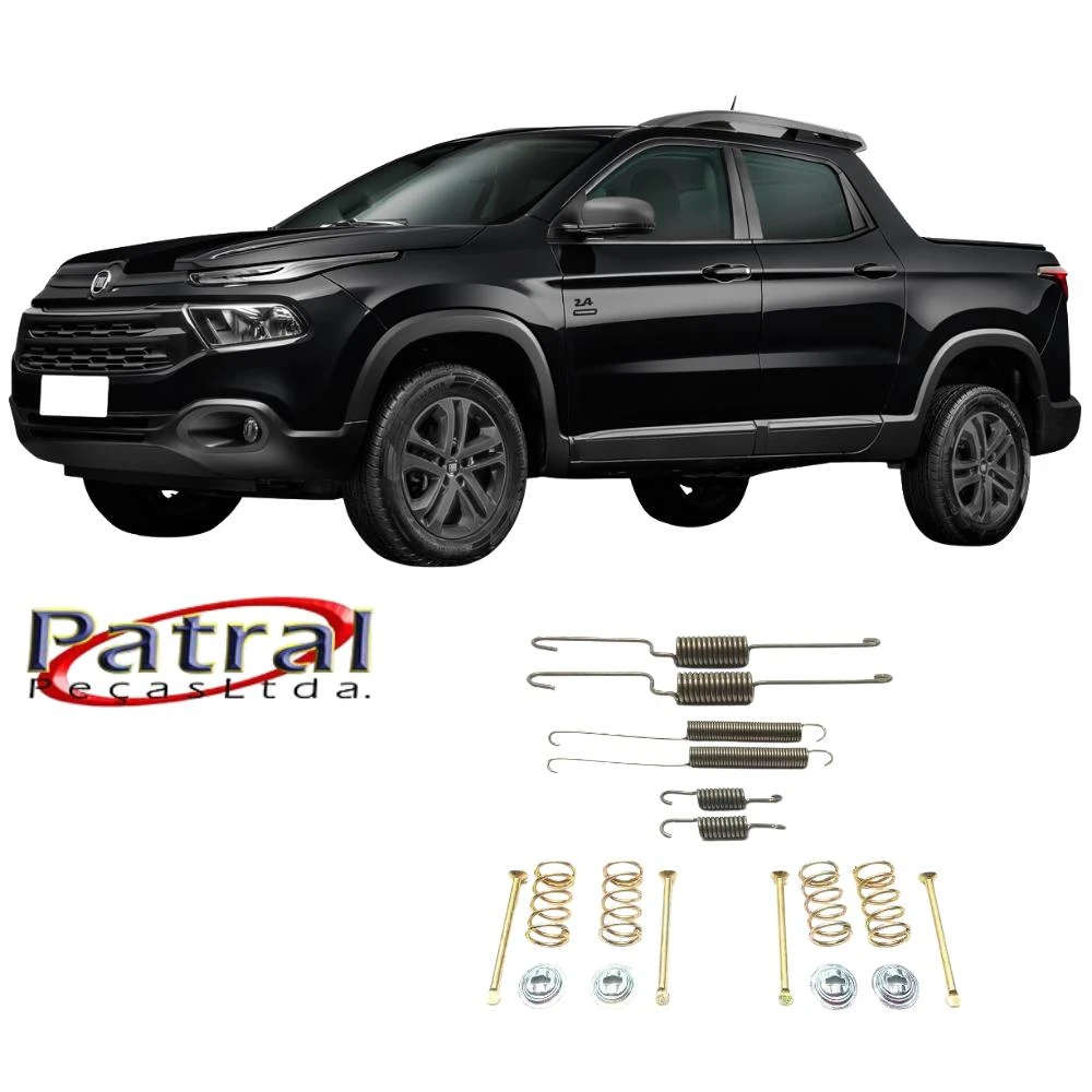 MOLA PATIM FREIO TRAS FIAT TORO 2.0 DIESEL 4X2 4X4 COMPLETO