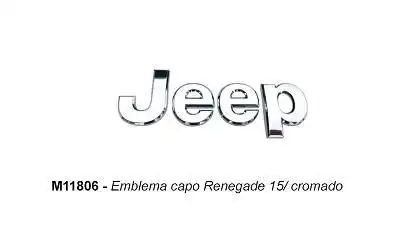 EMBLEMA CAPO RENEGADE 2001 EM DIANTE (CROMADO)