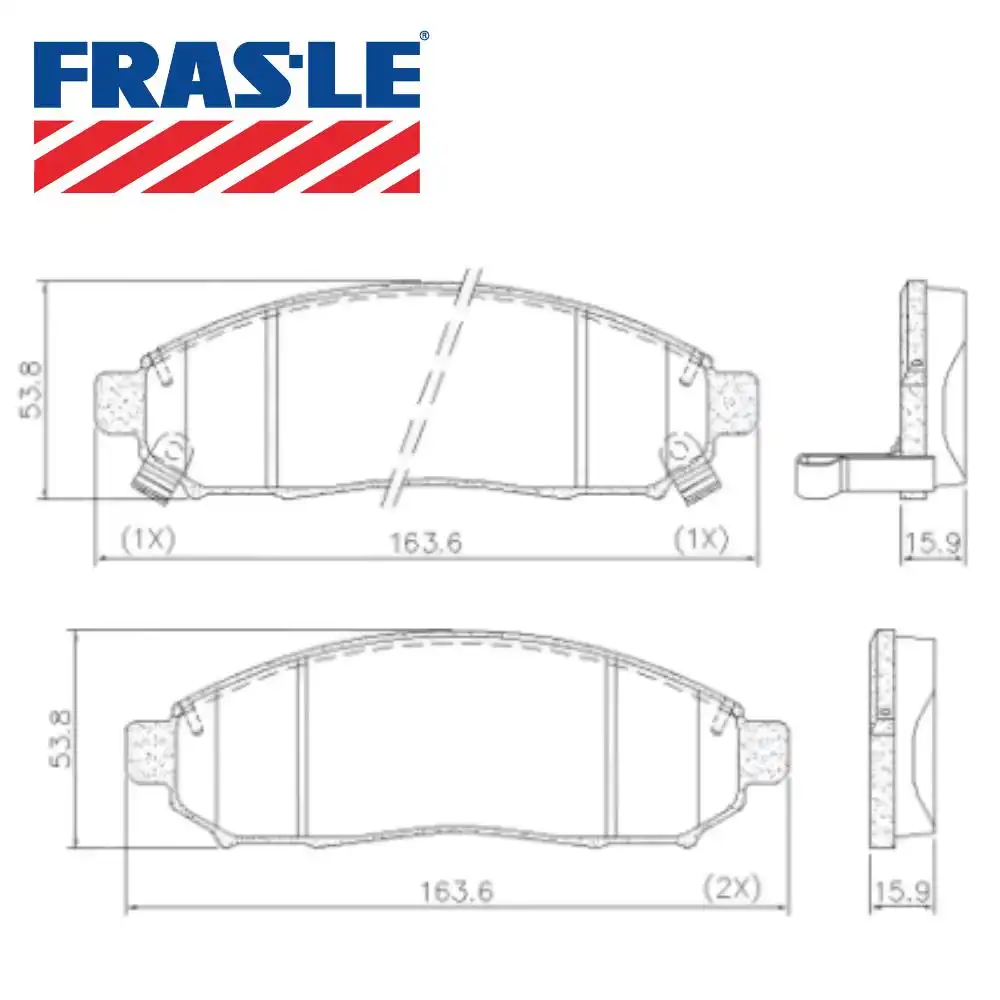 PASTILHA FREIO DIANTEIRA FRONTIER 2.5 16V 2008 A 2016 CERAMI