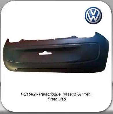 PARACHOQUE TRASEIRO VW UP! 2014/ PRETO LISO