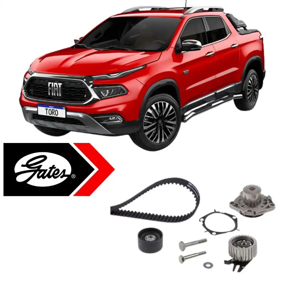 KIT CORREIA DENTADA TORO DIESEL 2016 ACIMA COM BOMBA DAGUA