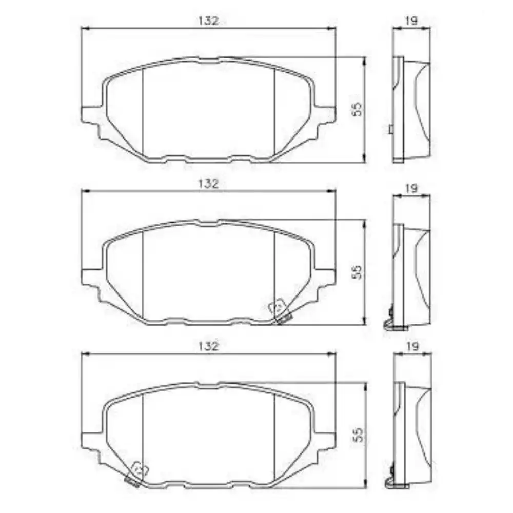 PASTILHA FREIO DIANTEIRA TRACKER 1.0 12V 2020/