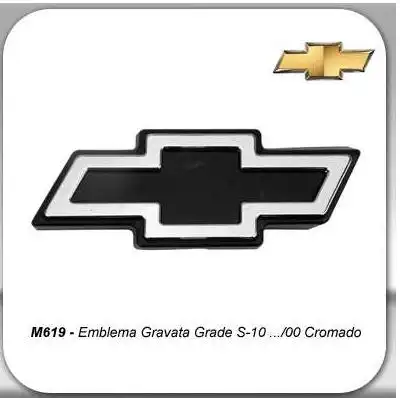 EMBLEMA GRADE S-10 /2000 (GRAVATA) CROMADO