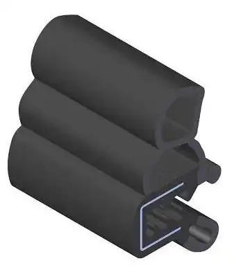 BORRACHA PORTA ESCORT II 4P.FIESTA 4P POINT 4P,LOG