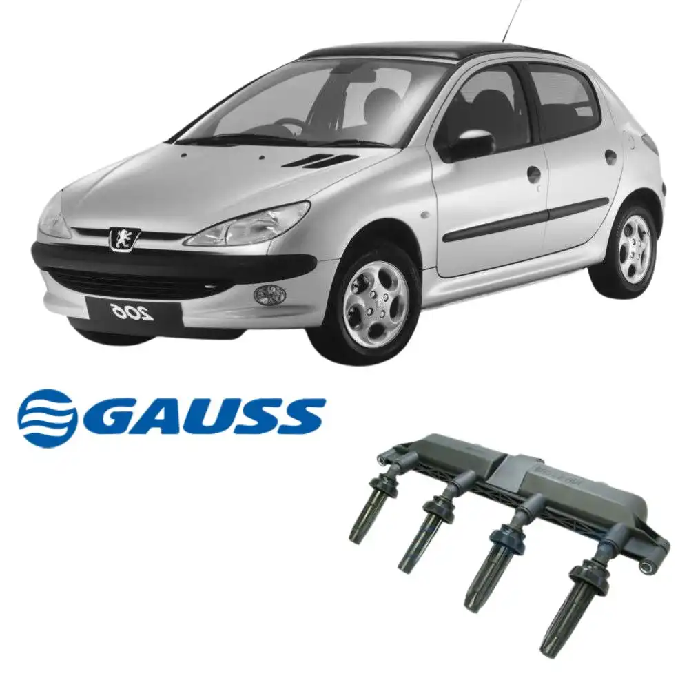 BOBINA INJ ELET PEUGEOT 206 306 1.4 1.6 8V 98/00