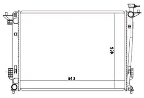 RADIADOR HYUNDAI IX35 SPORTAGE 2.0 2011/