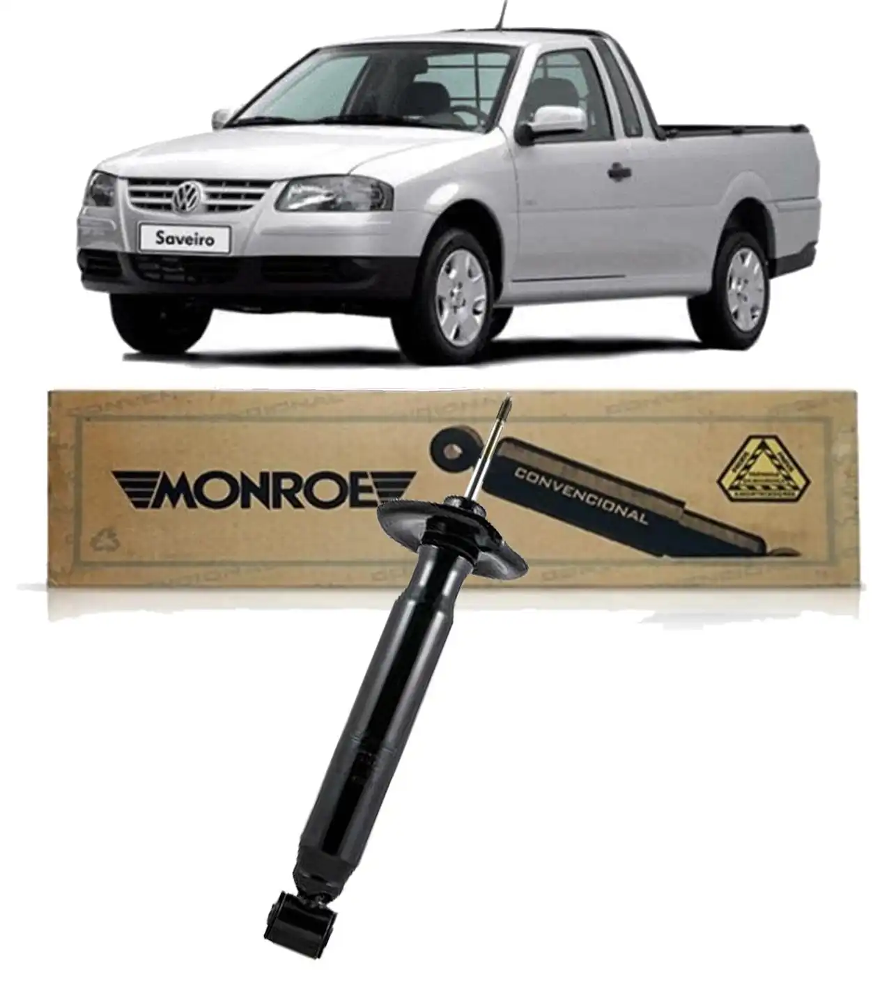 AMORTECEDOR TRASEIRO SAVEIRO 1998 A 2008