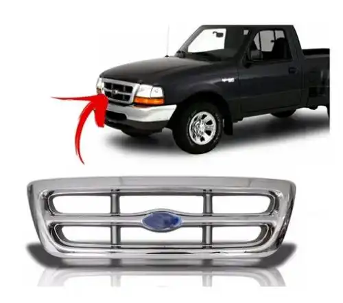 GRADE RADIADOR RANGER 1998 A 2004 CROMADO