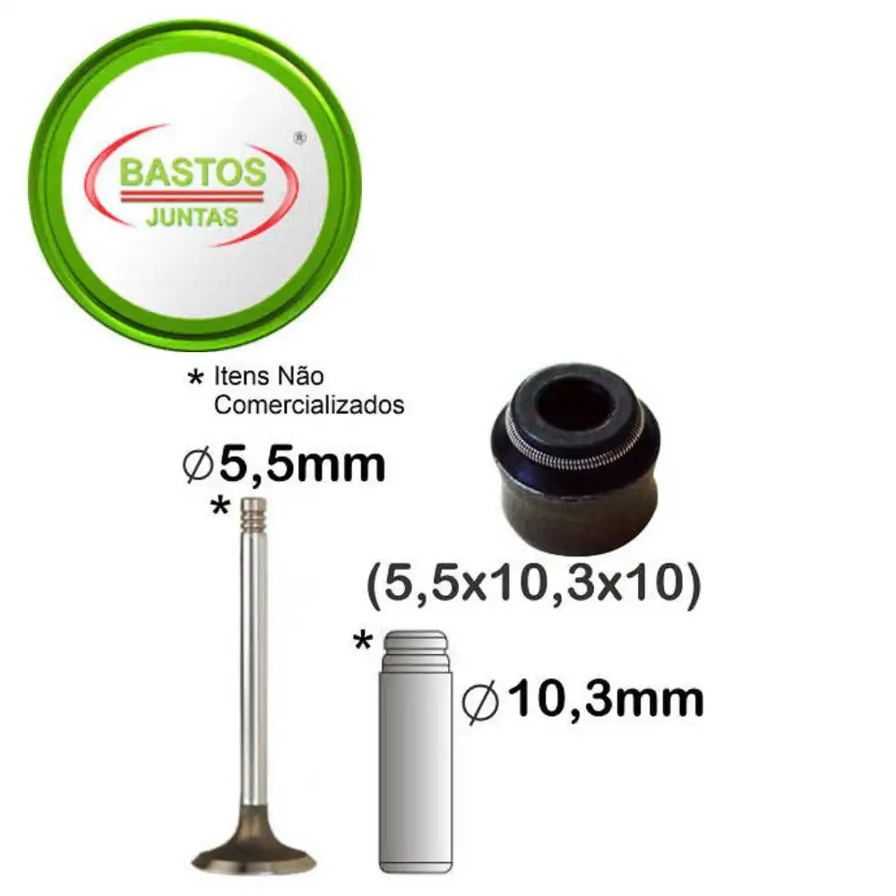 RETENTOR VALVULA TOYOTA COROLLA 2.0 16V 2010 A 2014