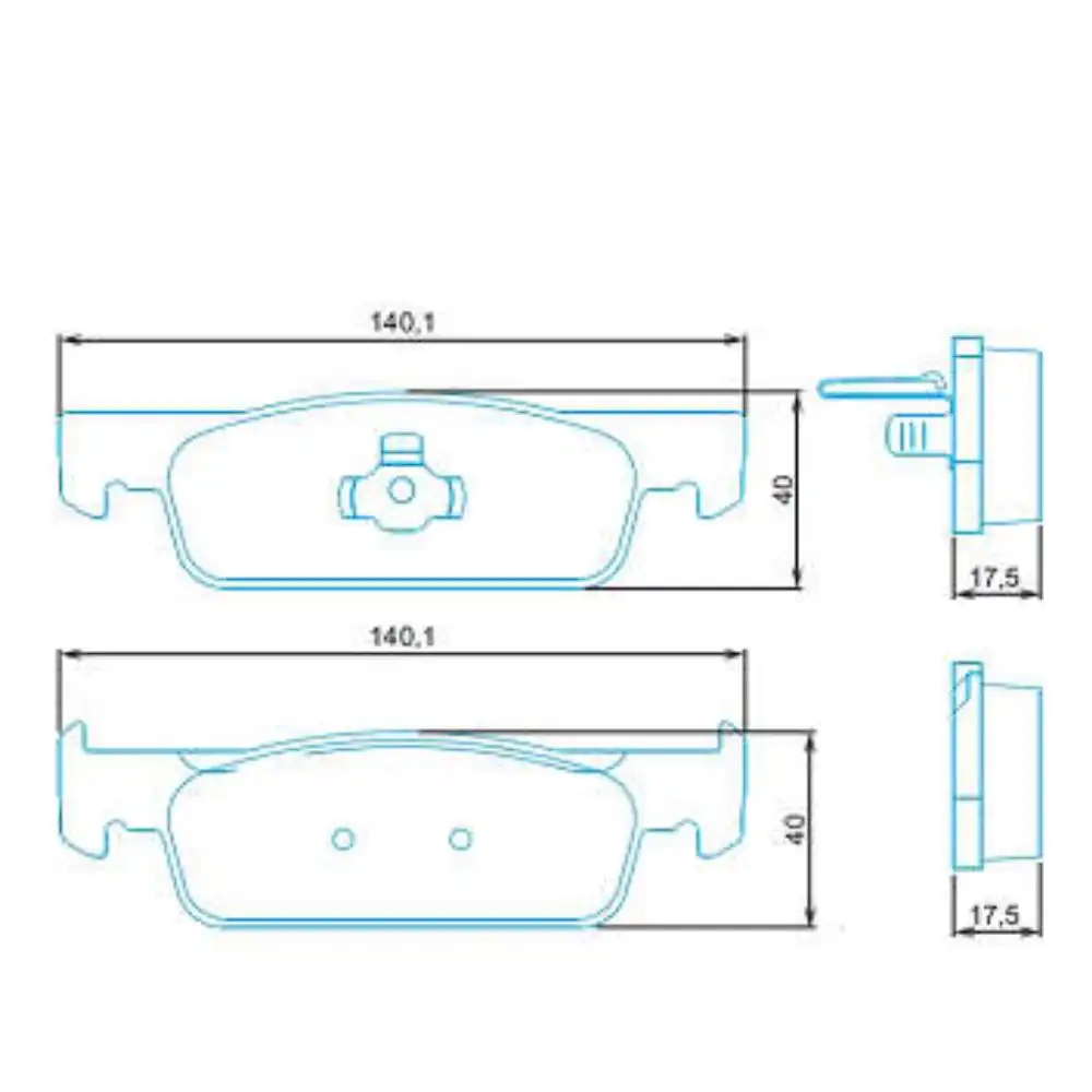 PASTILHA FREIO DIANTEIRA RENAULT SANDERO 1.0 16V 2014/