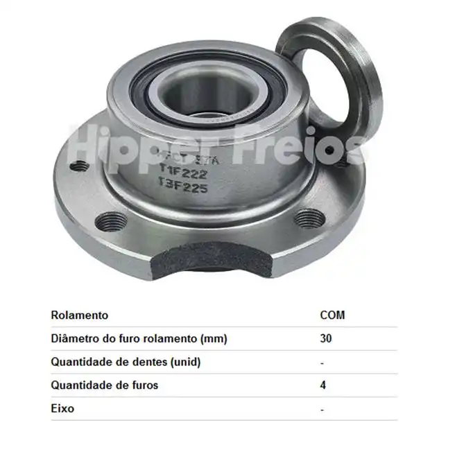 CUBO RODA TRAS FIAT PALIO FIRE 1.0 1.3 8/16V S/ABS