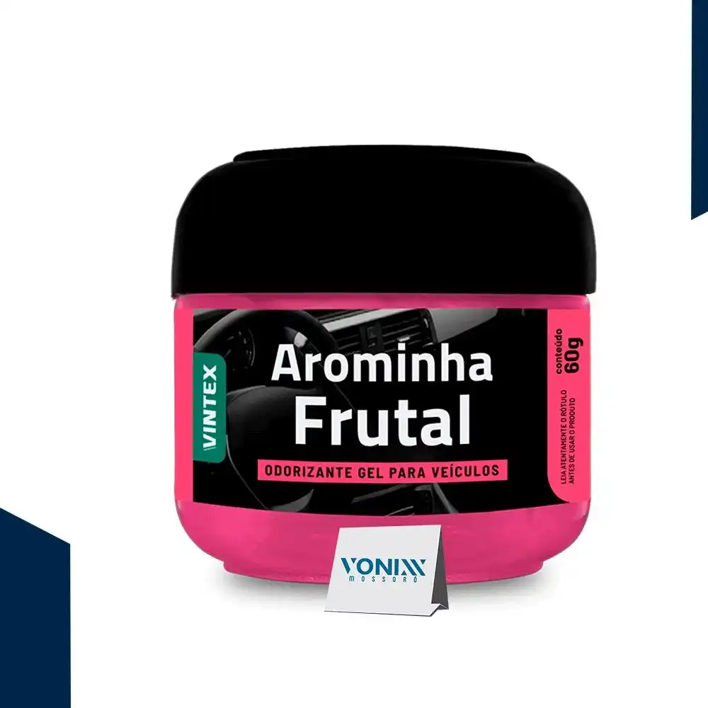 PERFUME P/AUTOMOVEIS EM GEL FRUTAL 60G VONIXX