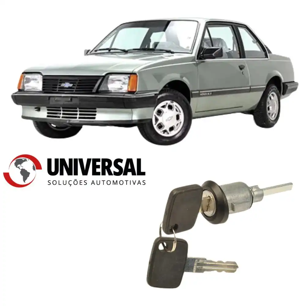 CILINDRO PORTA MALAS MONZA CLASSIC 1988 A 1990 PRETO