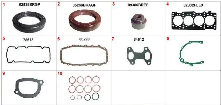 JUNTA MOTOR FIAT PALIO SIENA IDEA 1.4 8V FIRE C/RET