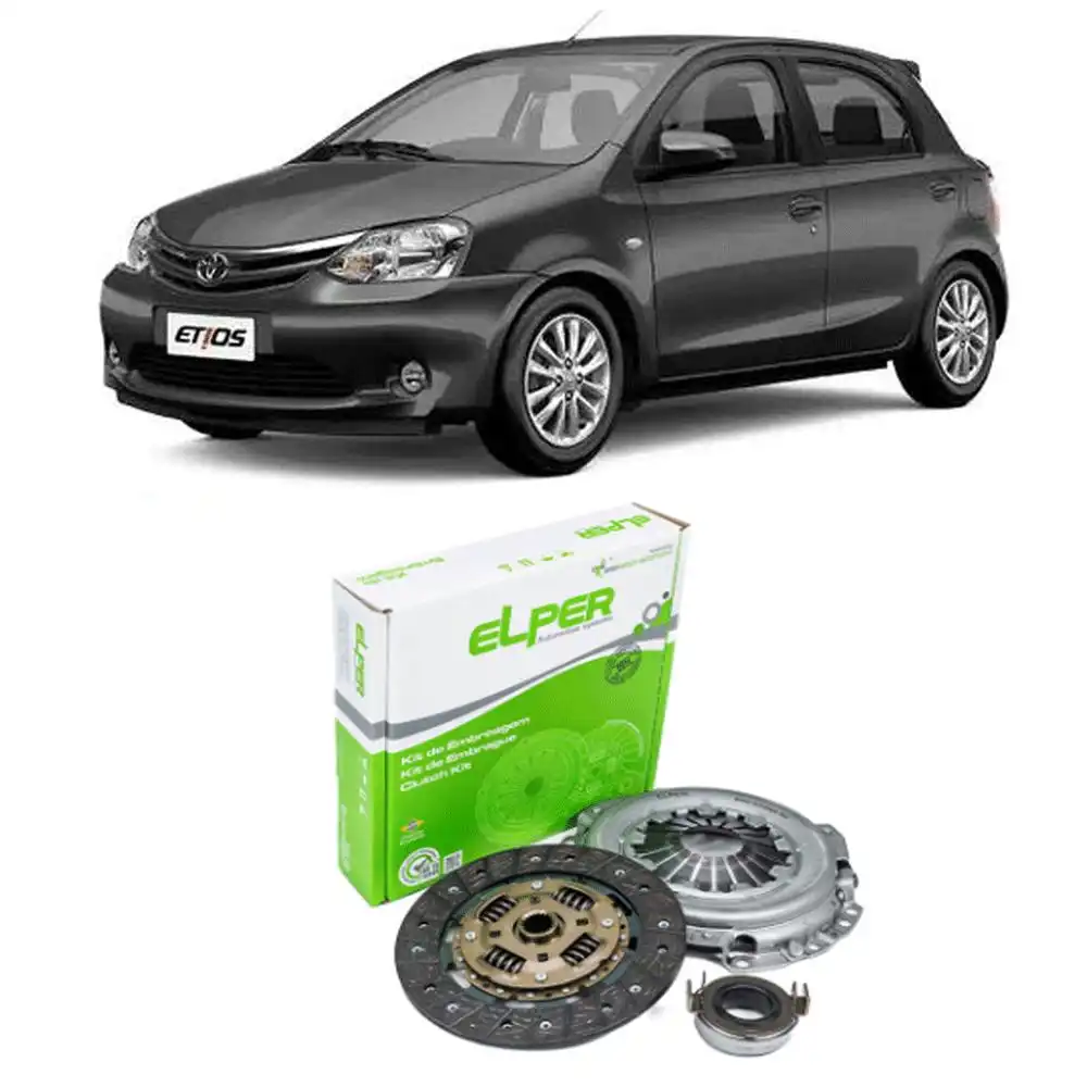 KIT EMBREAGEM TOYOTA ETIOS 1.3 1.5 16V 2012/ FLEX COM ROLAME