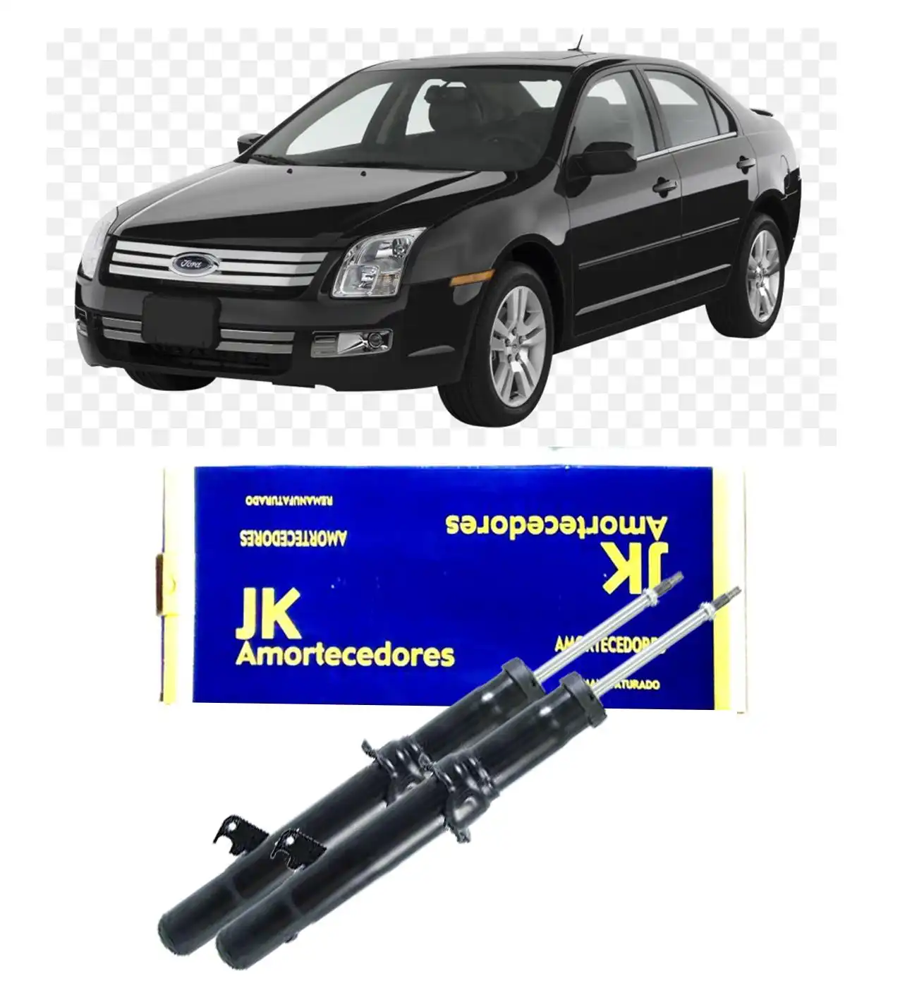 AMORTECEDOR DIANTEIRO FUSION 2006 A 2009 REMANUFATURADO JG